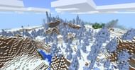 An ice spike biome in Minecraft (Image via Mojang)